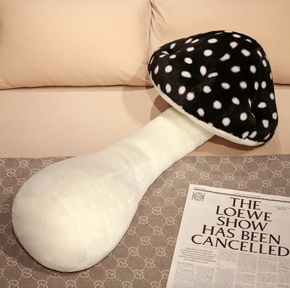 Luxe Mushroom Plush Pillow 🍄🌟