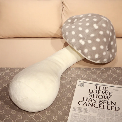 Luxe Mushroom Plush Pillow 🍄🌟